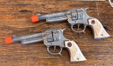 RARE Vintage 1950s Hubley Texan Jr Cap Guns