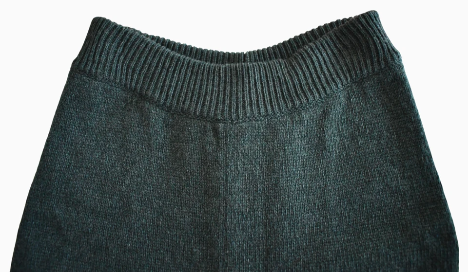 $590 New THE ROW KIDS/GIRLS Louie 100% CASHMERE Knit Jogger Track Pants Size 8 - Image 3 of 4