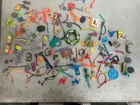 Lot 80s 90s Vintage TMNT Teenage Mutant Ninja Turtle Accessories Parts Weapons