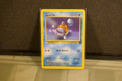 K - Pokemon-Team Rocket-Squirtle-Common Card 68/82 (#2613)