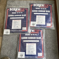 Bandsaw Blades x3 ,59 1/2 X 3/8 X 0.14 X 6TPI 