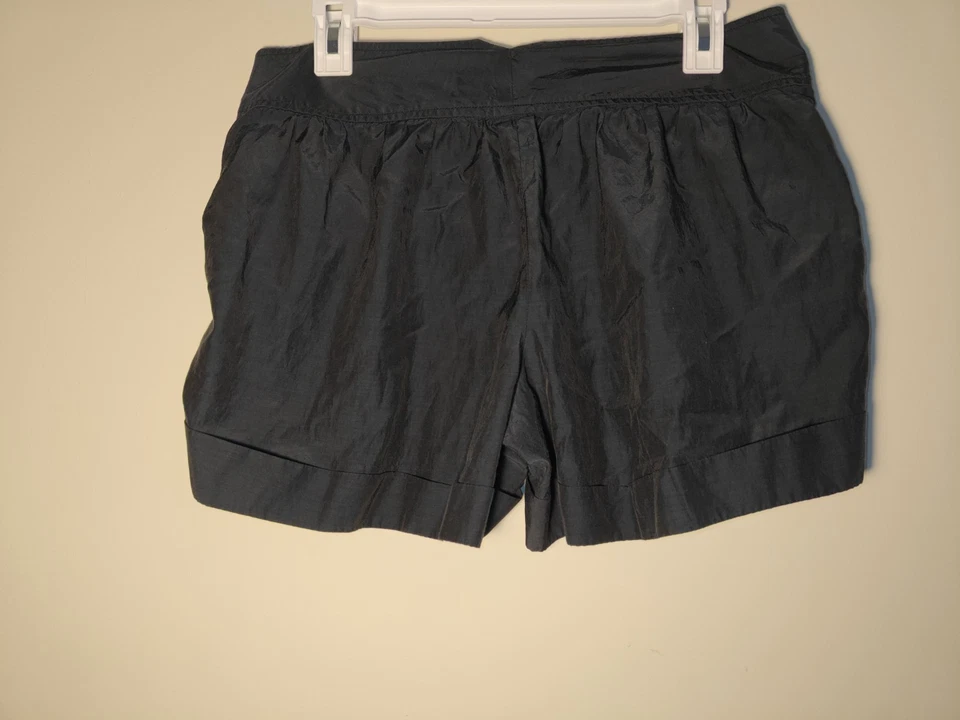 CLUB MONACO Women's Solid Black Comfortable Breathable Shorts Size 6 - Image 4 of 4