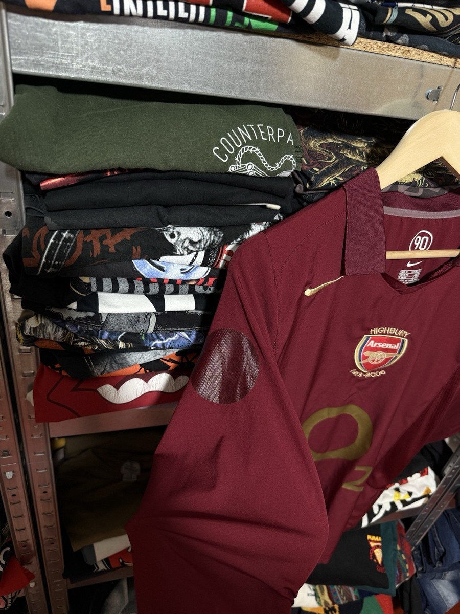 Nike Henry Arsenal Champions League 2005 2006 Long Sleeve Soccer