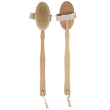 Juvale Dry Brushing Body Brush - Versatile Shower - Brown