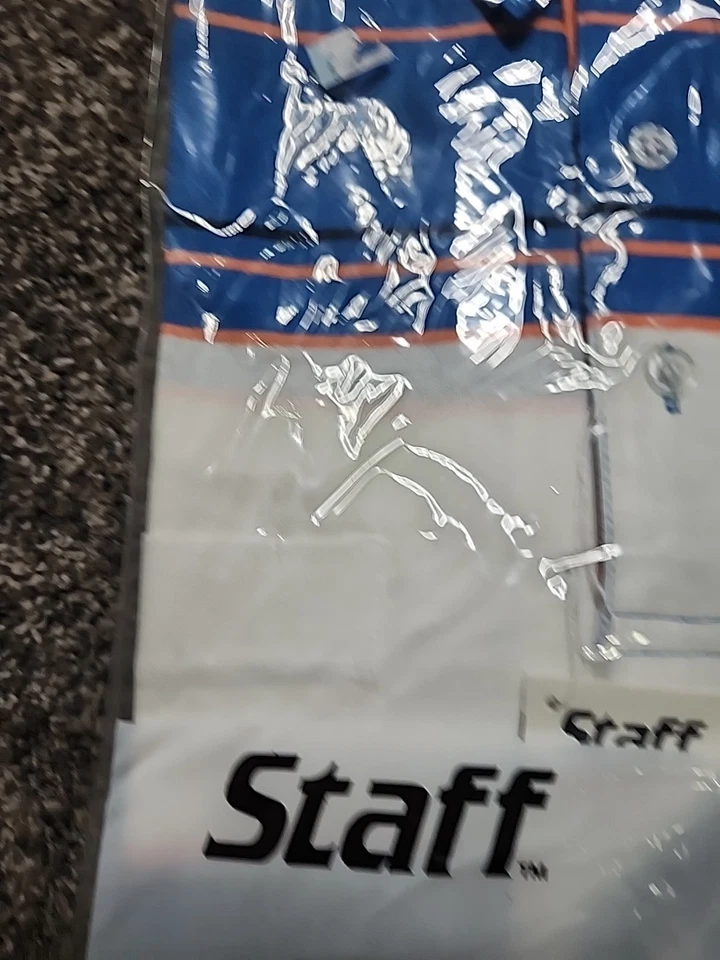 Camisa de golf para hombre Wilson Staff vintage talla L (en embalaje original sin abrir) blanca/azul Foto 4 de 4