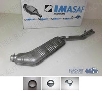 Imasaf Auspuff Mitteltopf+Anbauteile für BMW 3Er E30 Limo/Kombi 324 Td 1987-1993