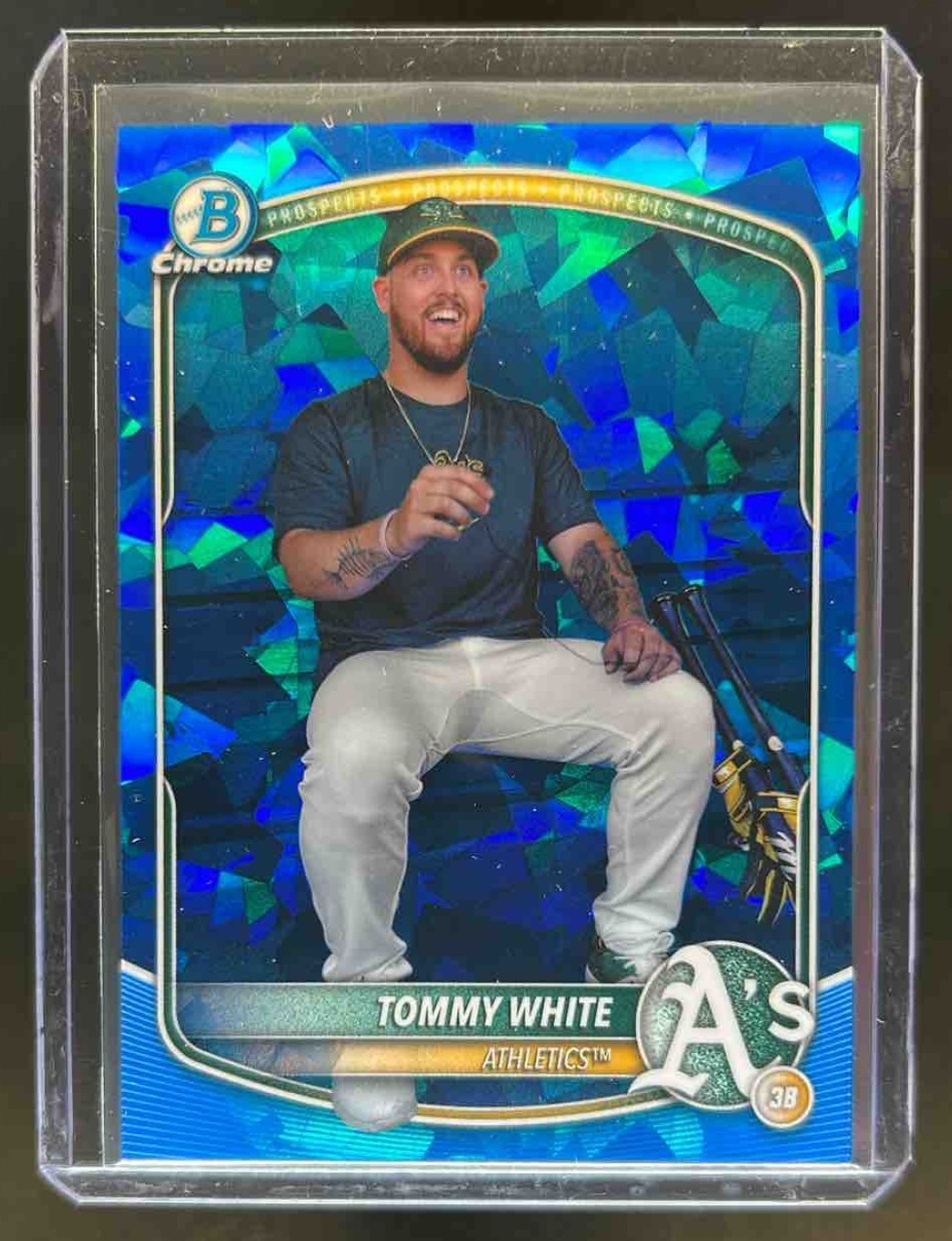 2025 Bowman Chrome Sapphire Tommy White Image Variation 1st Prospect #BCP-251