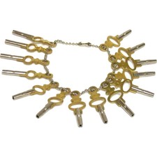 Jeweler's Tools 14-Size Pocket Watch Key Set for Winding, Setting