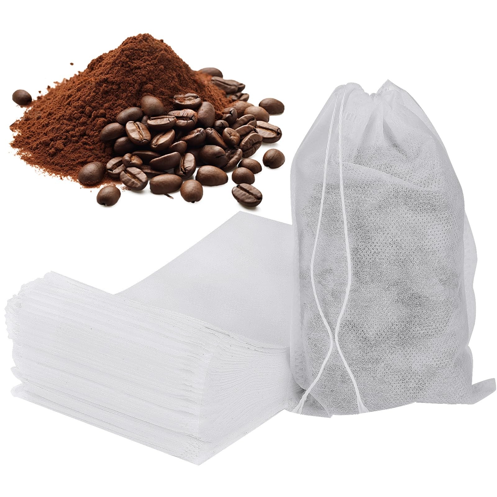 4x6 In Disposable Fine Mesh Cold Brew Filter, No Mess Cold B