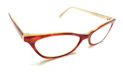 Kala Lily RTW Red Cat Eye Slim Eyeglasses Frames USA Designer Classic Women