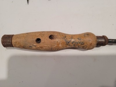 Vintage Scratch Awl | Wooden Handle Scribe Tool | 12'' Long | Works Perfectly