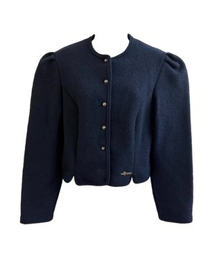 Vintage Original Salzburger Scandi Cropped Sweater Jacket Women Size M Costume