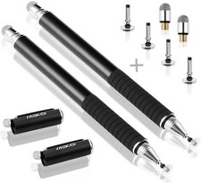 Universal Stylus,2 in 1 Precision Series Disc Stylus Touch Screen Pens for Al...