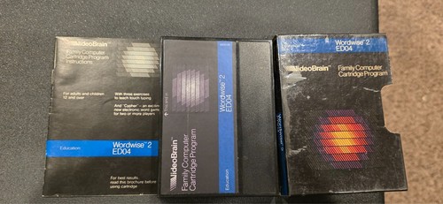 Videobrain Family Computer 1977 1978 cartridge lot pinball video music Fairchild - Afbeelding 3 van 8