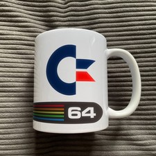Retro Commodore C64 Computer 1980s Big Logo Mug 11oz 325ml