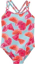 OshKosh B'Gosh Kid Girls' 1 Piece Watermelon Print Swimsuit Size 4
