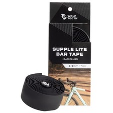 Wolf Tooth Components Supple Lite Bar Tape Handlebar Wrap - Black