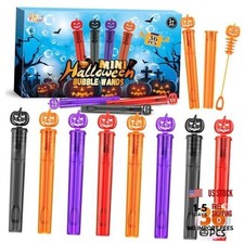36 Pcs Halloween Bubble Wands - Party Favors for Kids - 36 Pack