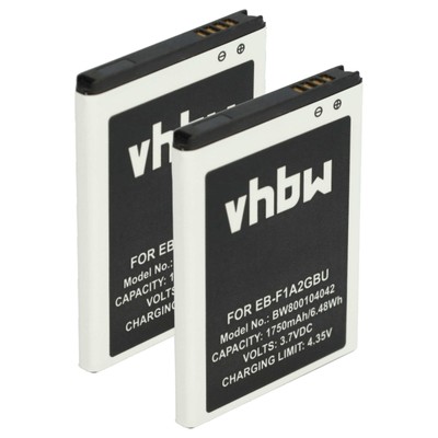 2x Akku für Samsung Galaxy Style M340S S2 Plus GT-i9105 S2 GT-i9188 1750mAh