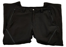FREE SOLDIER Outdoor Softshell Fleece Lined Cargo Snow Ski Pants Belt Sz 38x30