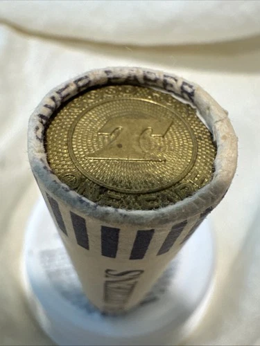 Baltimore Maryland Mass Transit Tokens Roll 40 MTA Tokens Senior Citizens VTG image 4
