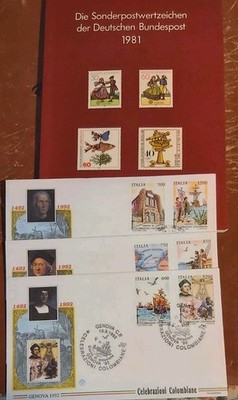 1981 Germany Book Commemorative Stamps + Free 3 Envelopes First Day