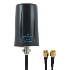 Vandal Resistant 2x2 Mimo Low Profile 4g/5g Omnidirectional Screw Mount Antenna