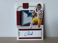 Amon-Ra St. Brown - /10 - 2024 National Treasures - Trojans Patch Autograph