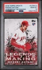 2018 Topps Update Legends In The Making Rookie #LITM-21 Shohei Ohtani PSA 10 GEM
