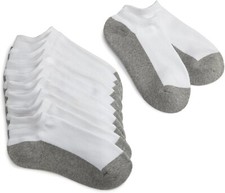 Jefferies Socks Girls' 245253 Low-Cut Half-Cushion Socks Size XS Infant/Toddler
