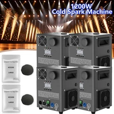 Large Cold Spark Machine 1200W Stage Effect DMX Firework DJ Wedding Show