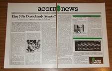 Seltene Werbung ACORN Computer - Acorn News #...