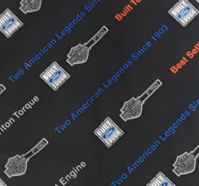 Harley-Davidson Ford F-150 Two American Legends Since 1903 Bandana 22'' x 22''