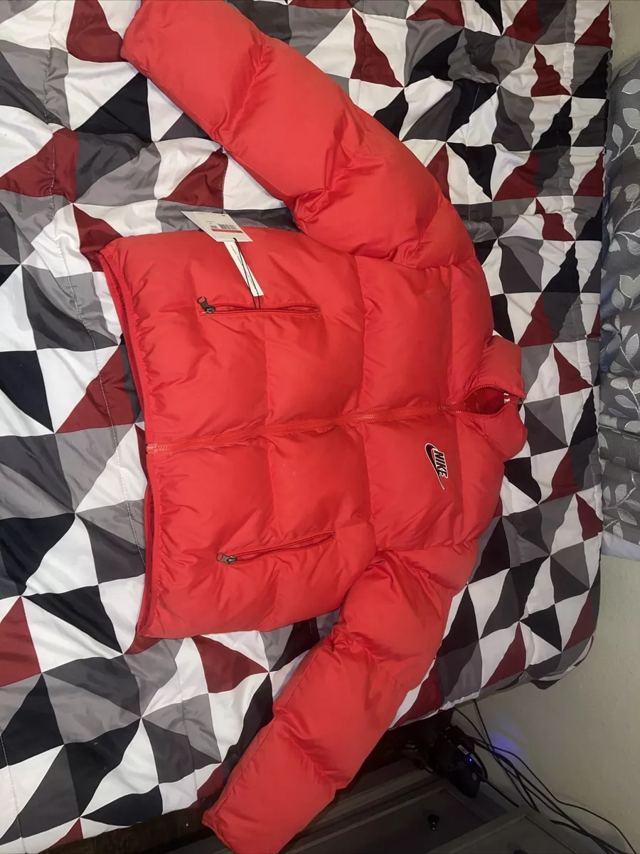 Supreme Nike Reversible Puffer Jacket Red Size L