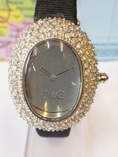 DOLCE&GABBANA QUARTZ SILVER DIAL WOMEN'S FULLY WORKING ALL ORG. VINTAGE WATCH
