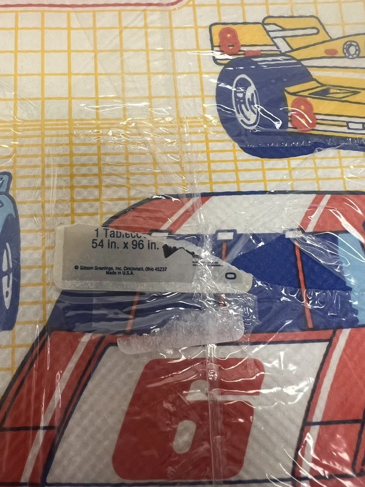 2 CUBIERTAS DE MESA HOTWHEELS VINTAGE DECORACIÓN FIESTA Papel Desechable Foto 3 de 3