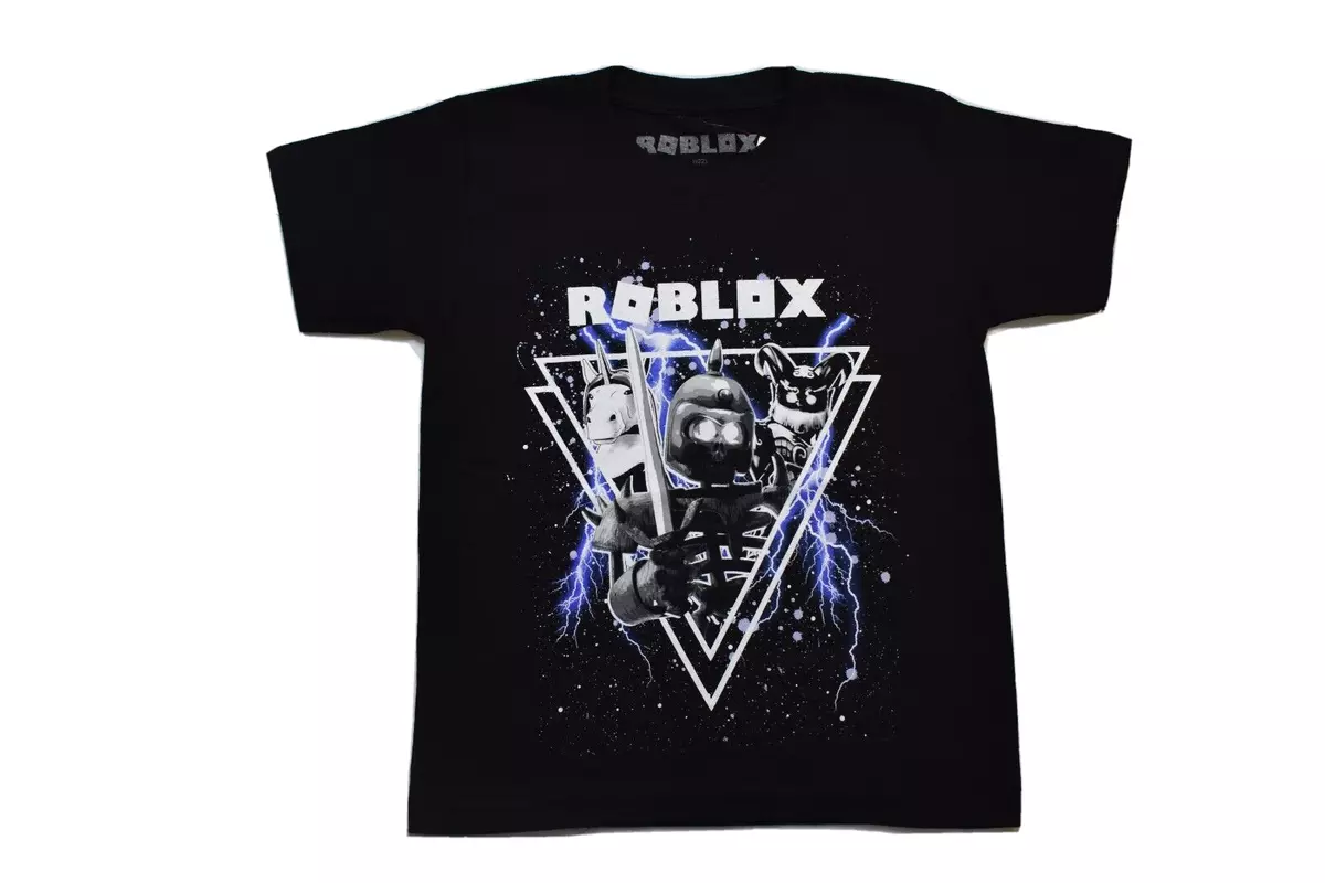 Roblox Youth Boys Roblox Cyberblox Character Black Shirt NWT XXS