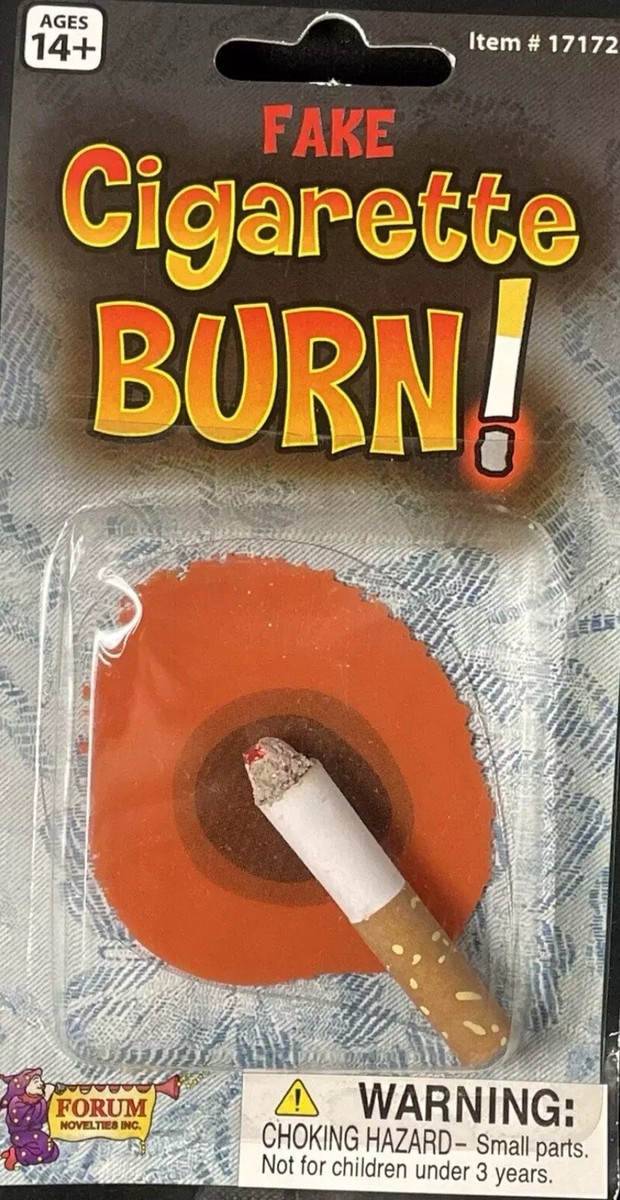 what does cigarette burn look like Fake Cigarette Burn - Jokes,Gags,Pranks - Fake Burn - Theatrical or Magical  Prop