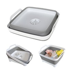 Collapsible Wash Basin for Baby Bottles - 2.4 Gallons Portable Wash... Fast Ship