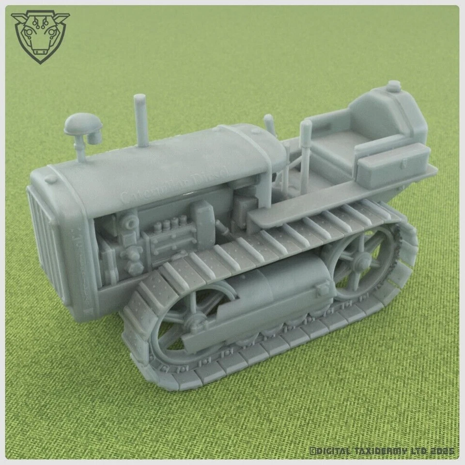 Caterpillar D2 - Modern - 3D Printed Model - tabletop gaming and model railway - Image 4 of 4