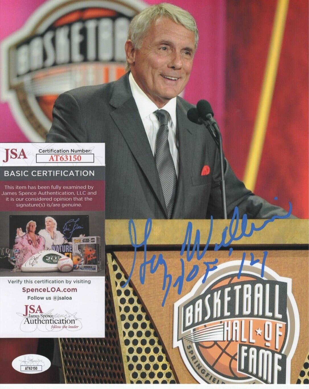 Gary Williams Autographed Signed Maryland Terrapins 8x10 Photo w/ JSA COA #AT63150 