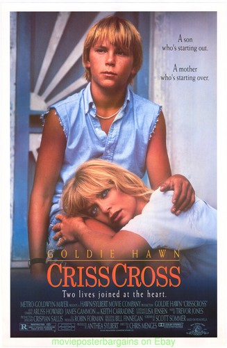 CRISS CROSS MOVIE POSTER Original 27x41 Rolled CRISSCROSS  GOLDIE HAWN 1992