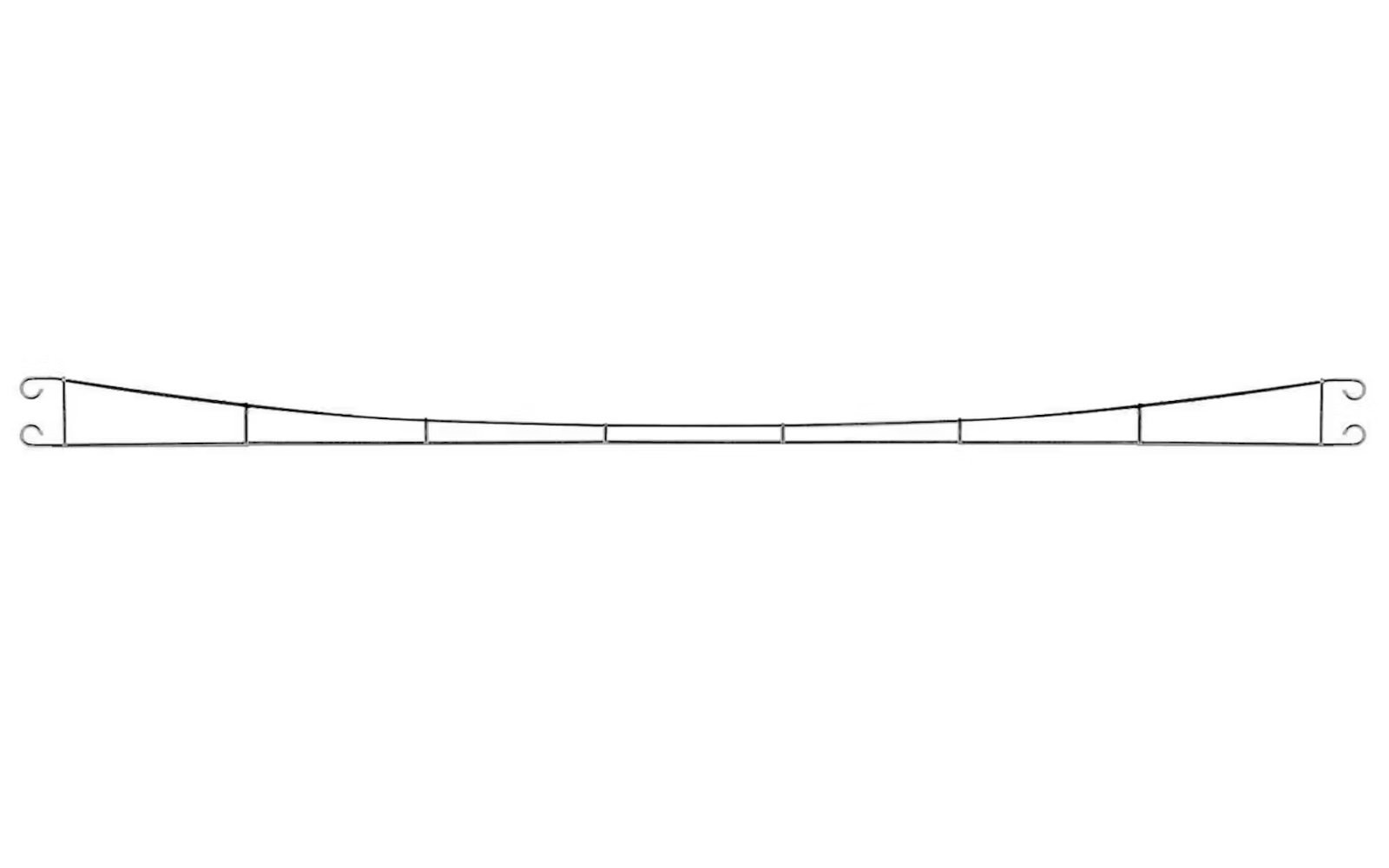 HORNBY HC8007 Catenaria, 360 mm, confezione da 10 unità, HO 1:87