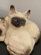 Royal Doulton 1296 Pair Siamese Cats/Kittens 