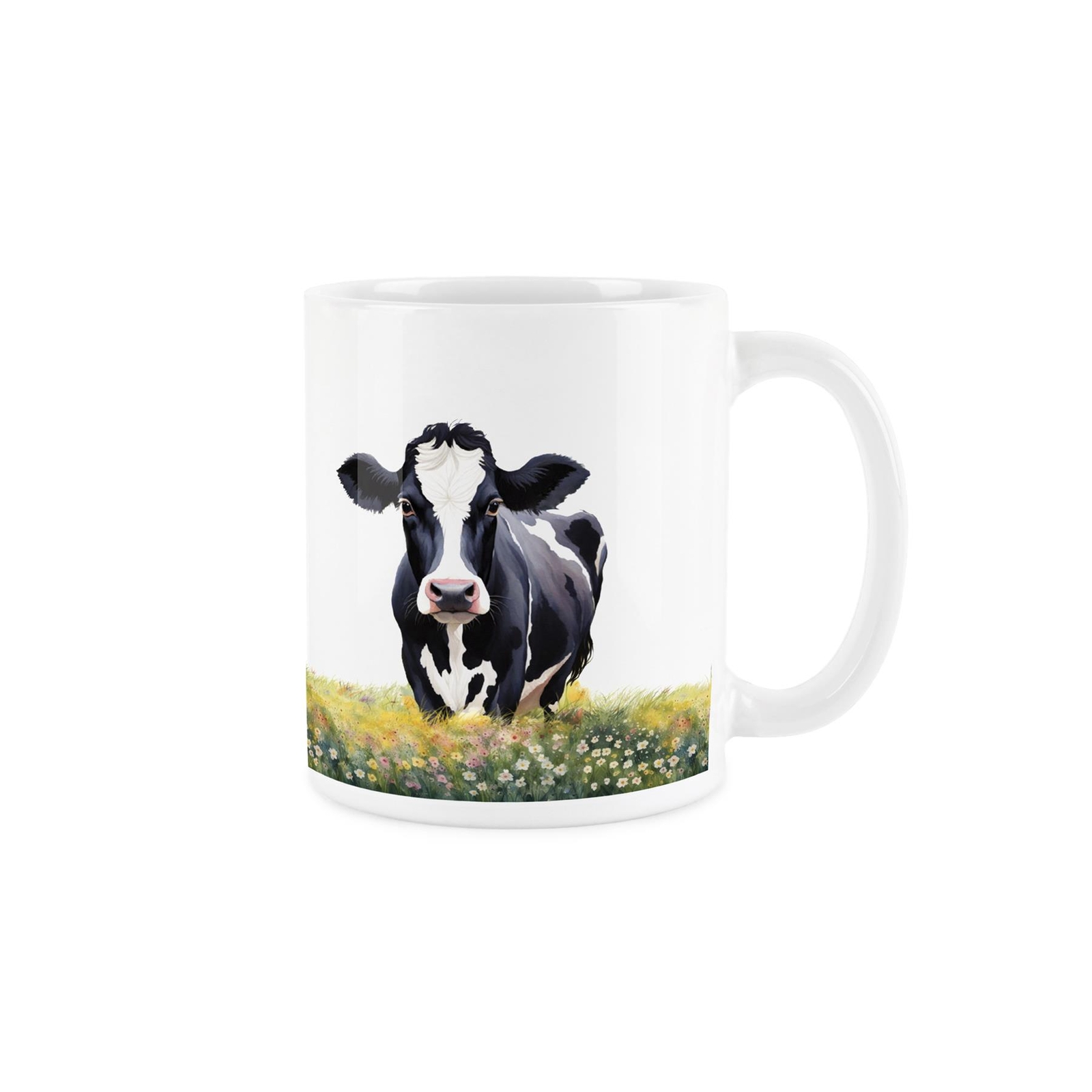 Friesian Cow Mug - Countryside Farm Animals Ceramic Tea/Coffee Cup Gift