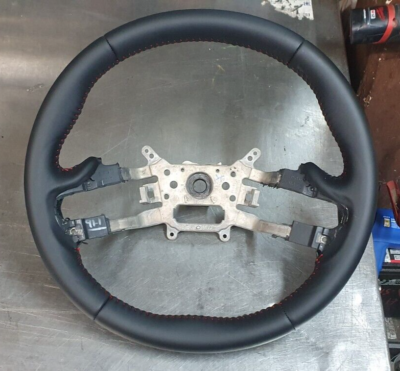 パーツ Wonder Civic SiDOHC PGM FISteering Wheel 06-11 Honda Civic OEM steering wheel REWRAPPED.FA1/FA2/FA3/FA4/FA5