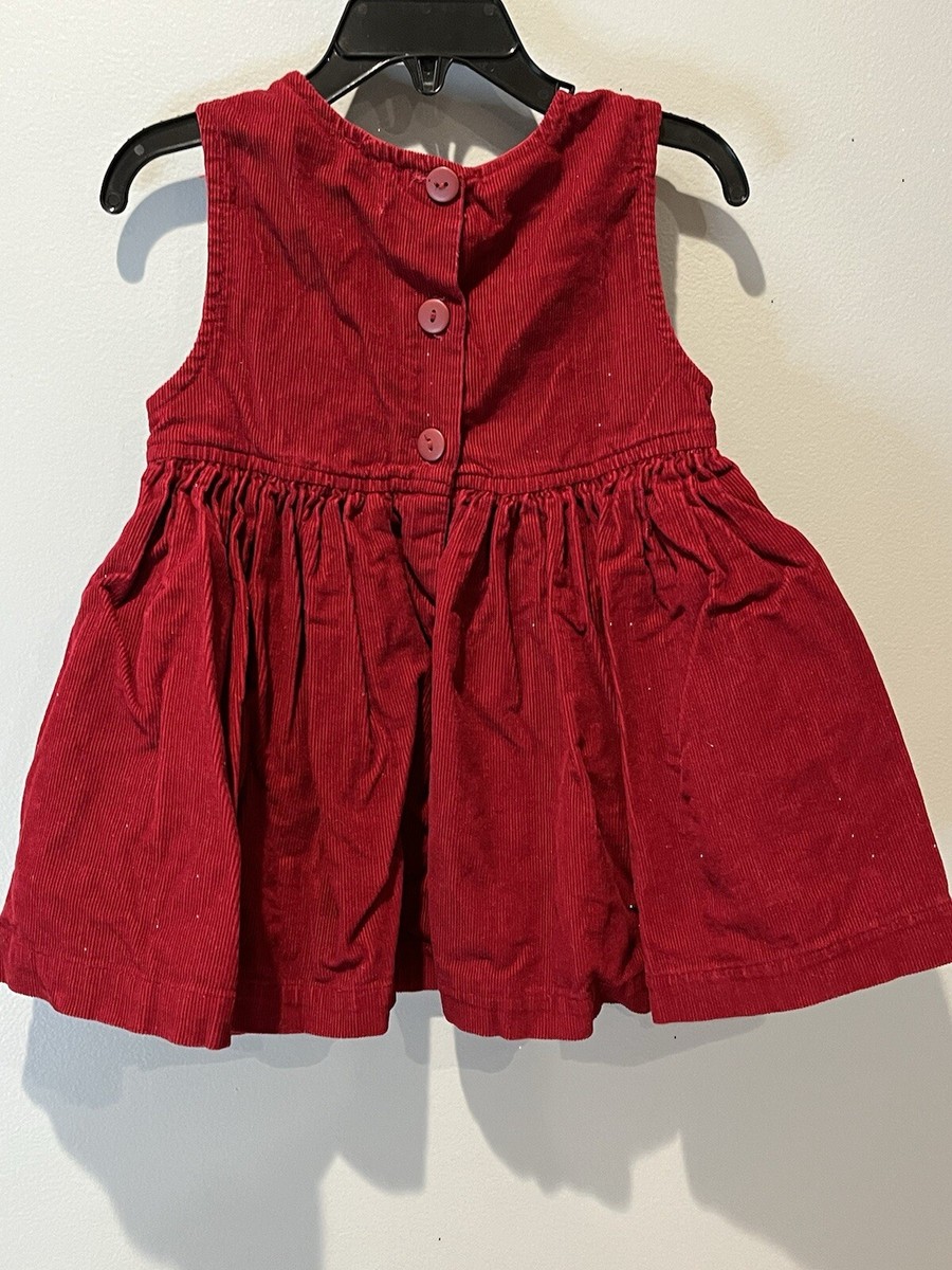 infant red corduroy dress Zwiiyzr 8m-4t Infant Baby Girls Corduroy Tutu Dress Kids Long Sleeve Bow Knot Ruffled Dress Toddler Birthday Party A-Line Princess Gown Red, Infant
