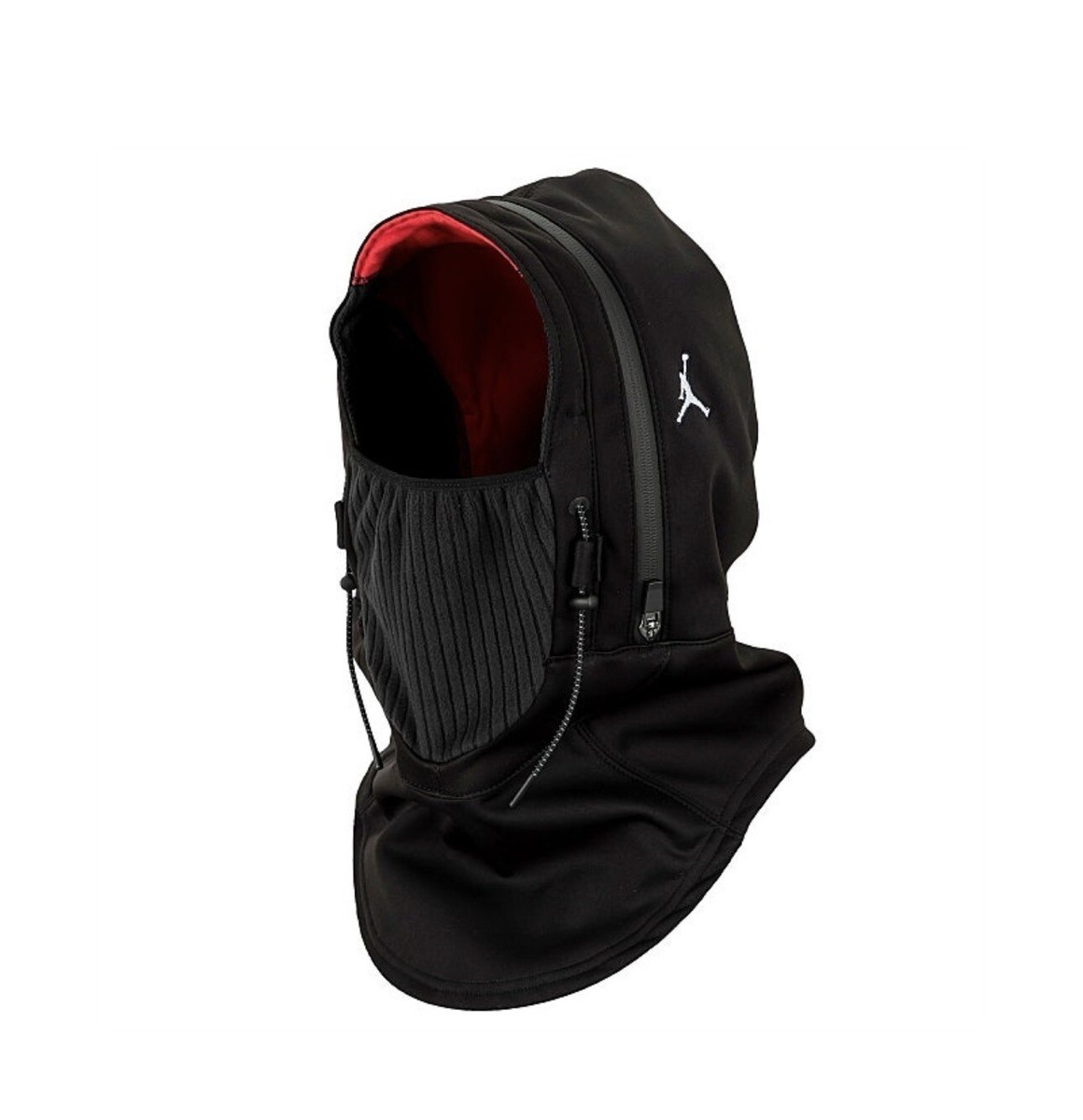 Nike Jordan Convertible Hood Jumpman Logo Black Size L/XL