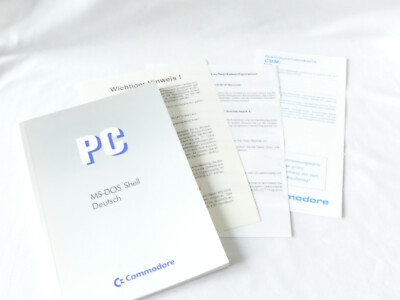 COMMODORE PC - Microsoft MS DOS Shell 1.0 Benutzerhandbuch Deutsch - Version 4
