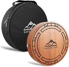 Portable Travel Cajon Wooden Hand Cajon Drum Snare Wire with Adjustable Strap Ca